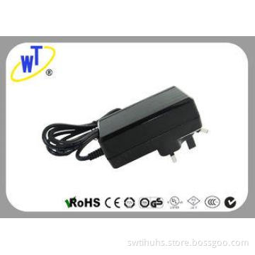 36W UK Plug - in Switching Power Supply Adapter with CE RoH